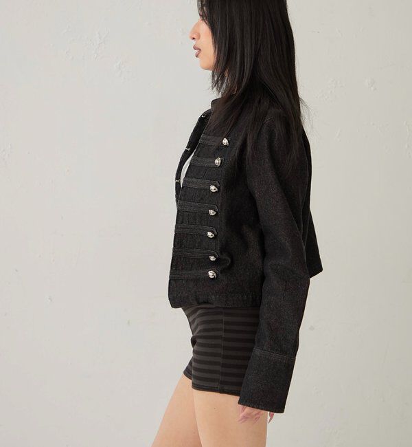  「ナポレオンデニムジャケット」|ブルゾン・スタジャン|