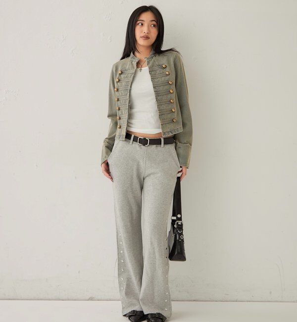  「ナポレオンデニムジャケット」|ブルゾン・スタジャン|