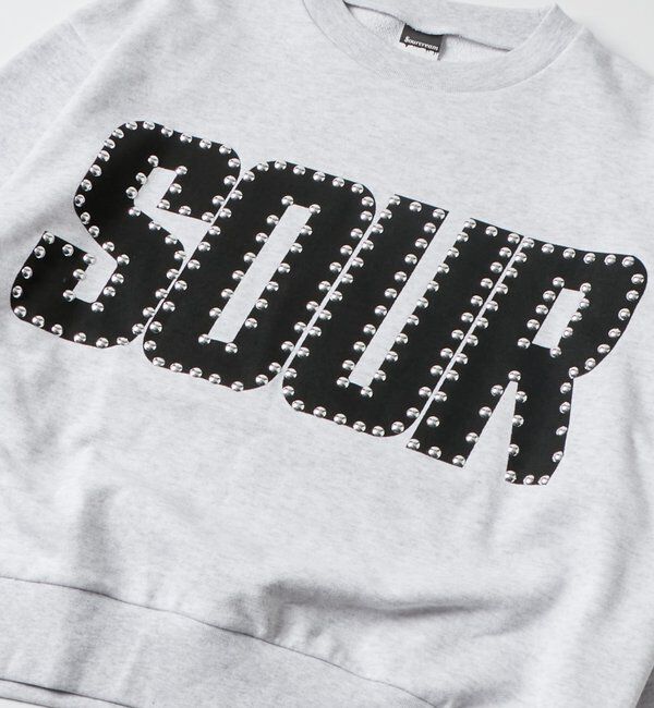  「【Sourcream】 SOURスタッズクルースウェット」|Tシャツ・カットソー|