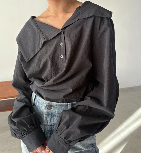  「【2WAY】カシュクールシャツ」|シャツ・ブラウス|