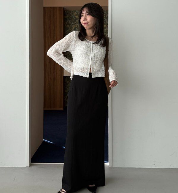  「【mana企画】ドロストマキシスカート」|スカート|