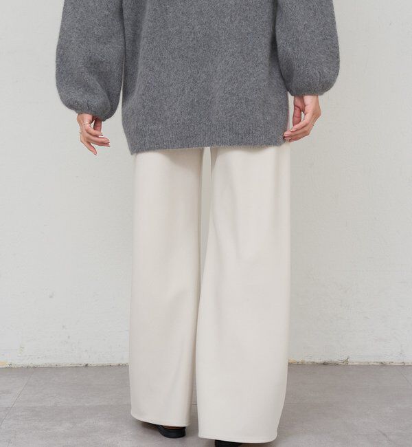  「ダブルクロスワイドパンツ」|チノ|
