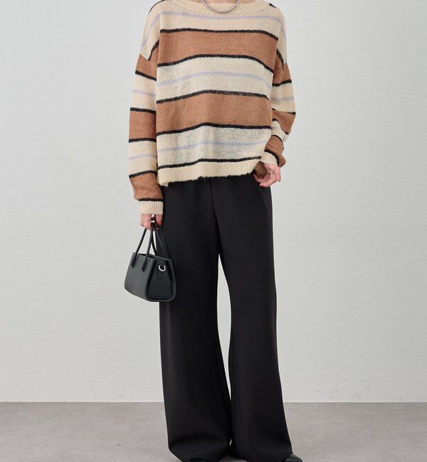  「ダブルクロスワイドパンツ」|チノ|