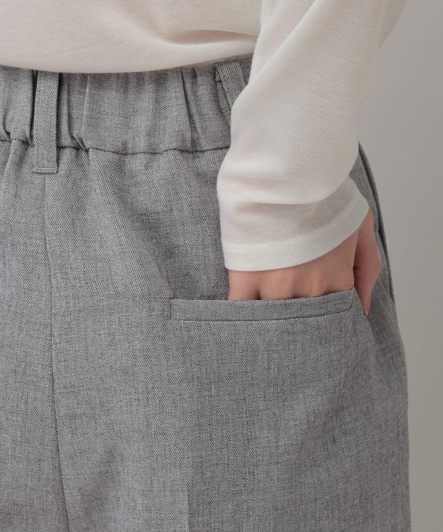 A part by 「【多機能・セットアップ対応可能】リネンライクパンツ」|スラックス|