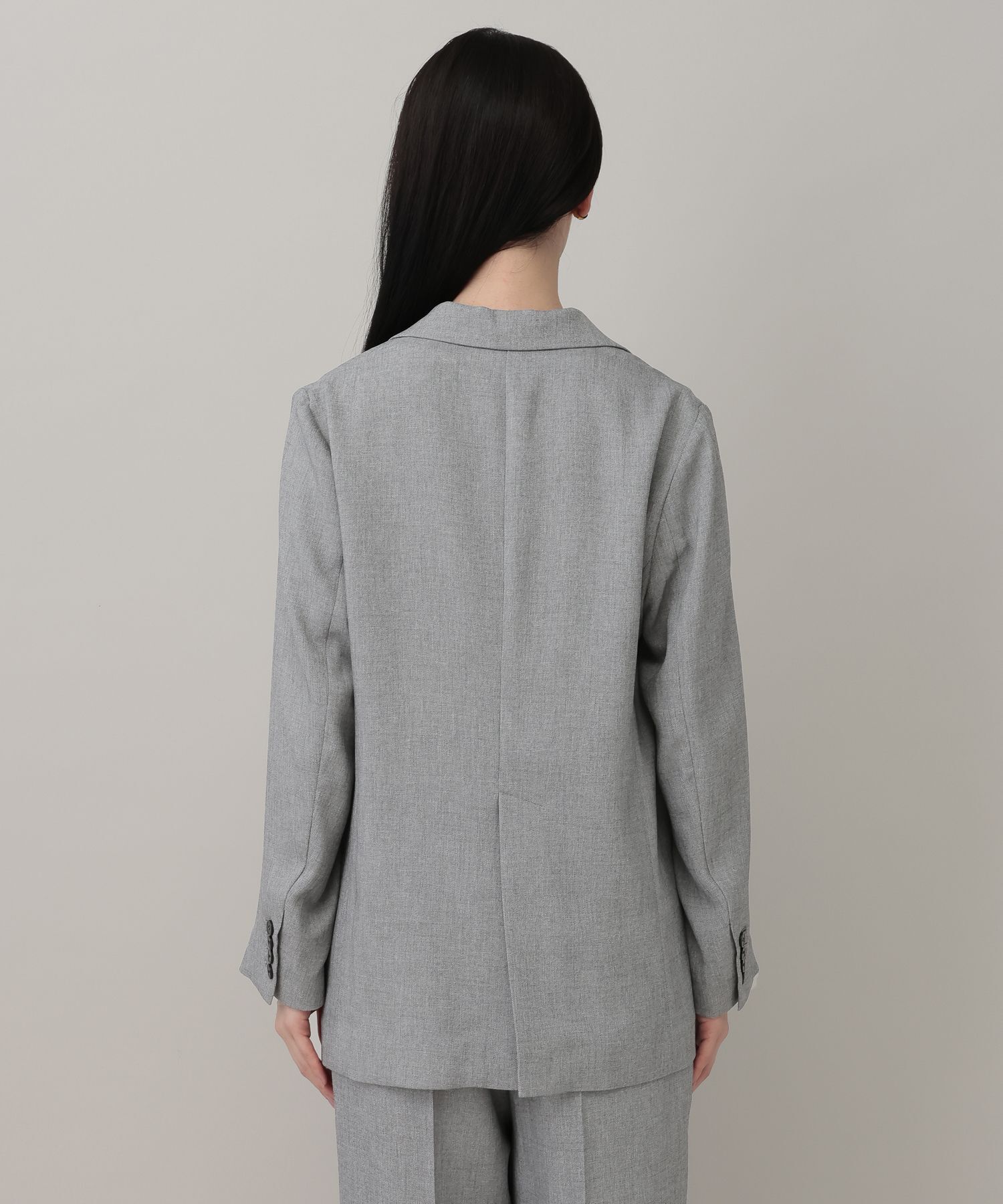 A part by 「【多機能・Sサイズ展開】リネンライクシングルジャケット」|テーラードジャケット|