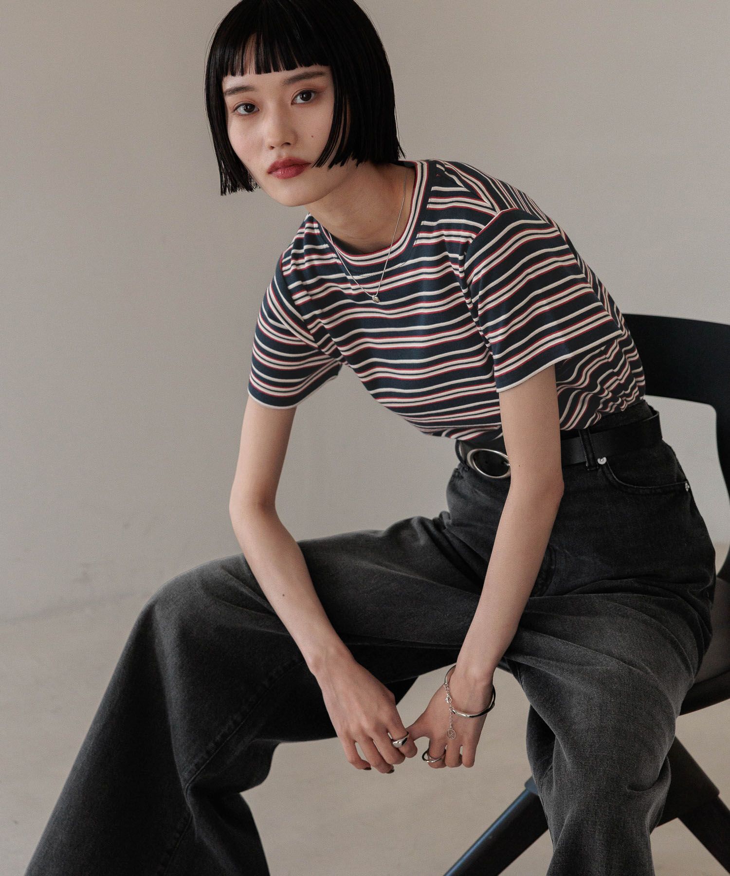 LOWRYS FARM「フライスチビＴシャツＳＳ 111954」|Tシャツ・カットソー|