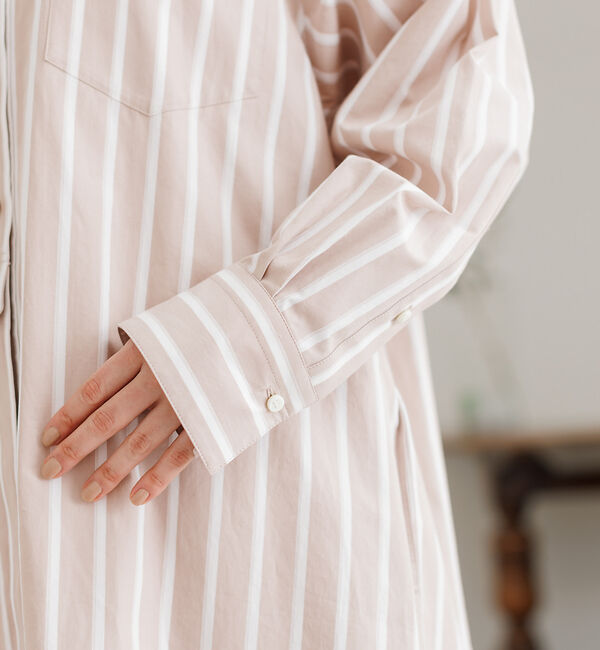 collex「【Alltid】スーピマコットンシャツワンピース」|ワンピース|