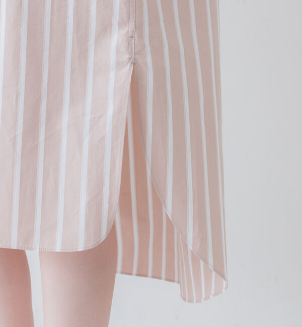 collex「【Alltid】スーピマコットンシャツワンピース」|ワンピース|