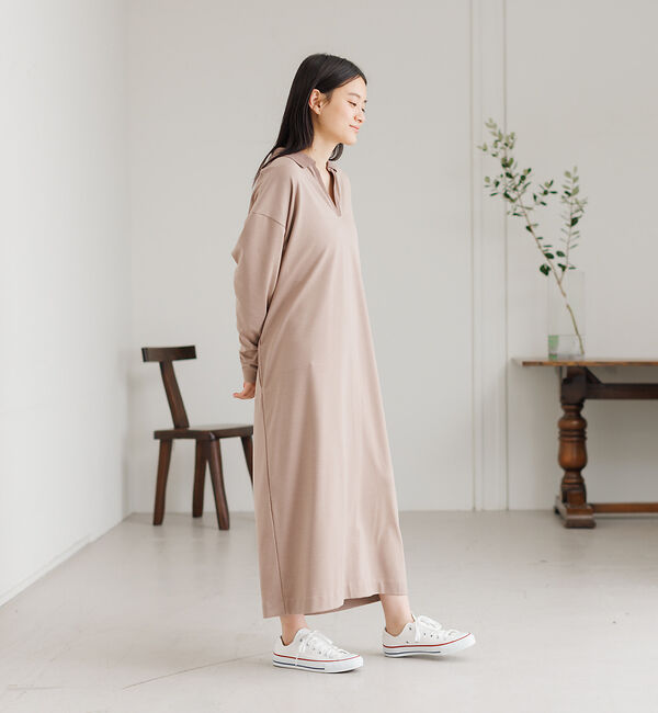 collex「ポロ衿コンビワンピース」|ワンピース|