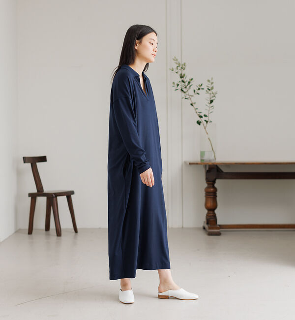 collex「ポロ衿コンビワンピース」|ワンピース|