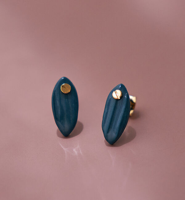 collex「【Vesna Garic/ヴェスナガリック】 ヴィッシーピアス ⅰ」|ピアス|グリーン