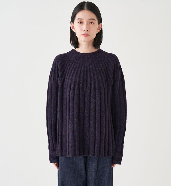 collex「ミックスヤーンニットプルオーバー」|ニット・セーター|