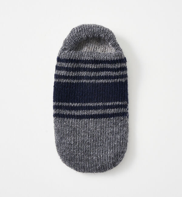 collex「【ecuvo】別注　ボーダースリッポン　メンズ」|ソックス|