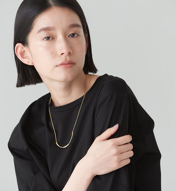 collex「【Ljud/ユード】カーブラインネックレス」|ネックレス|