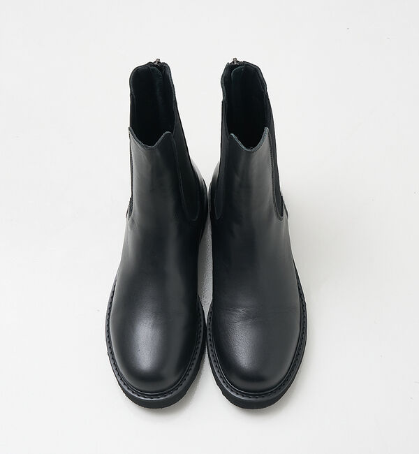 collex「【VINILO】 バックジップ サイドゴアブーツ」|ショートブーツ|