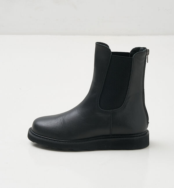 collex「【VINILO】 バックジップ サイドゴアブーツ」|ショートブーツ|