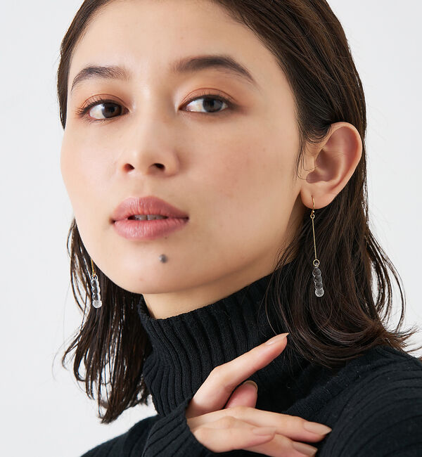 collex「【別注】【HARIO Lampwork Factory】シジジードロップイヤリン」|ピアス|