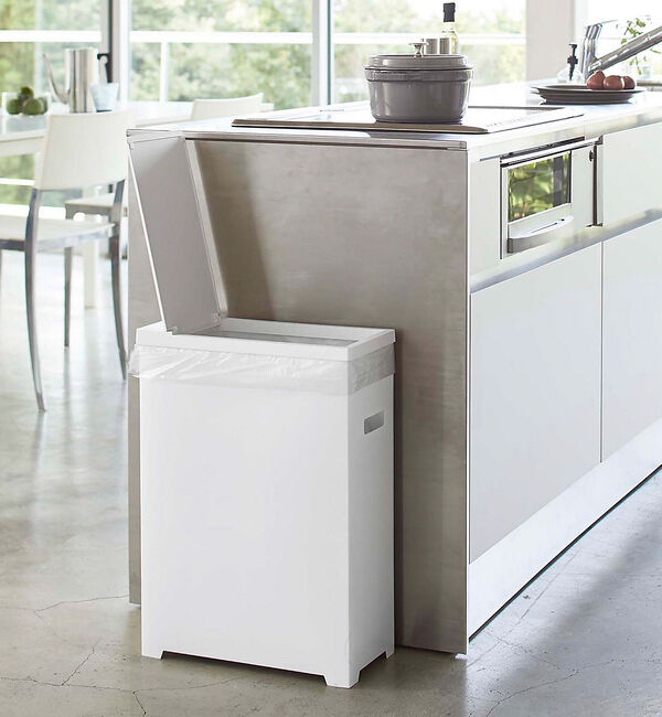 collex「【tower/タワー】スリムゴミ箱 蓋付き 45L対応 分別可能 省スペース」|その他|