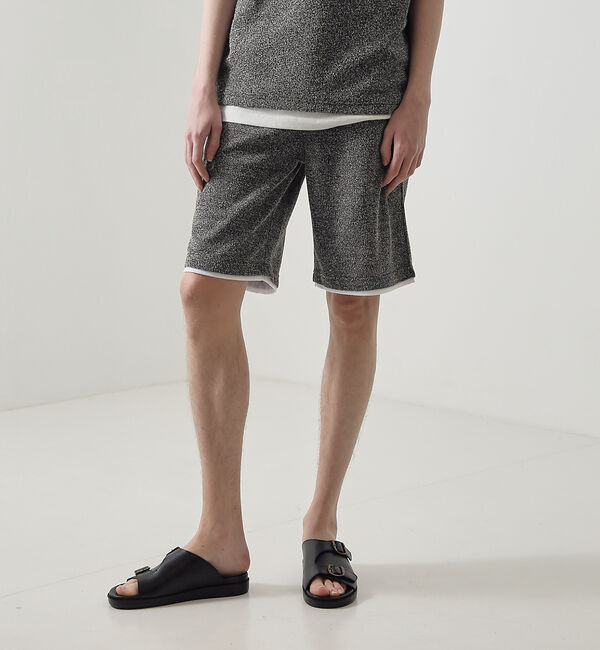 ABAHOUSE「【上下2点セット/セットアップ対応】メランジパイルフェイクレイヤード  /  ユ」|Tシャツ・カットソー|