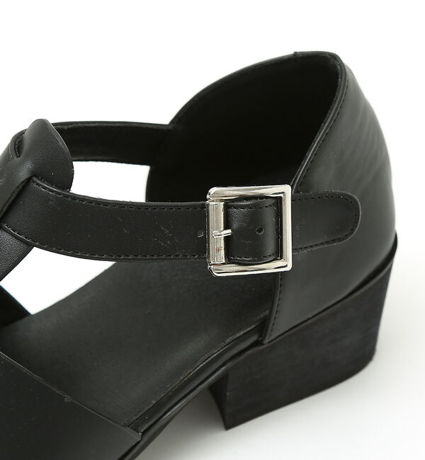 ABAHOUSE「ネオレザー　グルカサンダル  / ハイヒール」|サンダル|