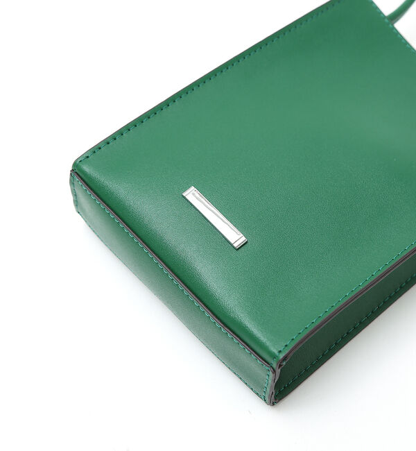 ABAHOUSE「【AH ABAHOUSE】エコレザー スクエア ミニショルダー バッグ / ポシ」|ショルダー・メッセンジャー|