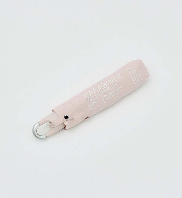 ABAHOUSE「【晴雨兼用】カラビナ式で鞄に引っ掛けられる 親骨55cm 折り畳み傘」|傘|