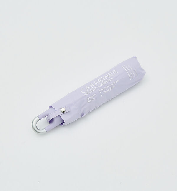 ABAHOUSE「【晴雨兼用】カラビナ式で鞄に引っ掛けられる 親骨55cm 折り畳み傘」|傘|