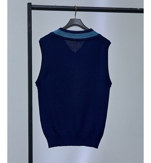 ABAHOUSE「ケーブル編み チルデンベスト」|ベスト・ジレ|