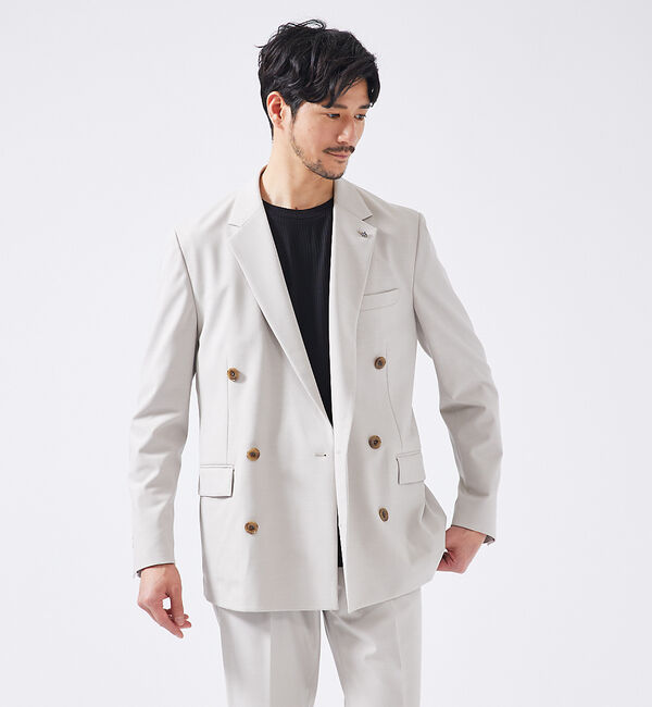 ABAHOUSE「【ストレッチテレコ】長袖Tシャツ」|Tシャツ・カットソー|