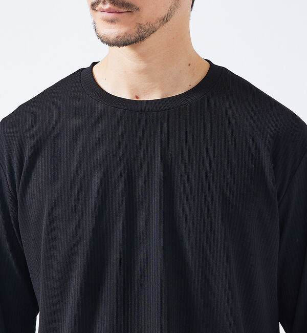 ABAHOUSE「【ストレッチテレコ】長袖Tシャツ」|Tシャツ・カットソー|