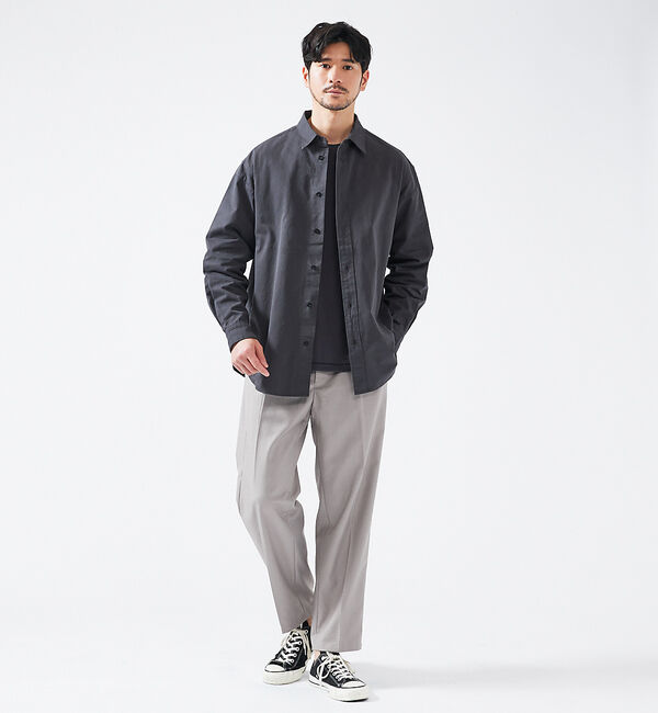 ABAHOUSE「【ストレッチテレコ】長袖Tシャツ」|Tシャツ・カットソー|