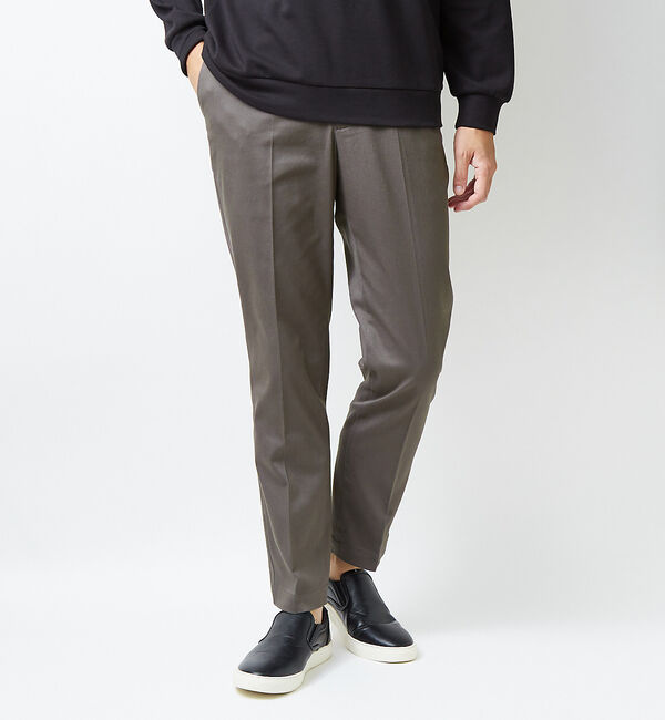 ABAHOUSE「【一部店舗＋WEB限定】定番 ツイル ストレッチ スリムフィット イージー チノ」|チノ|グレー