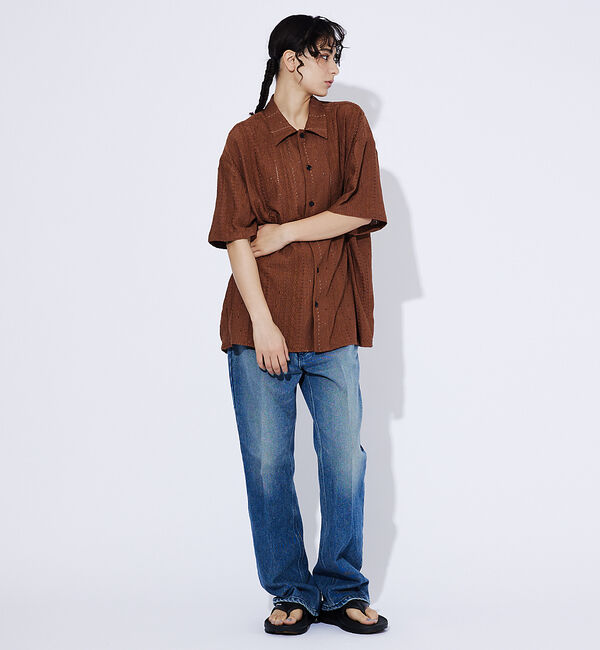 ABAHOUSE「【Revo./レボ】Relax Fit /リラックスフィット /Sheer Ja」|シャツ・ブラウス|