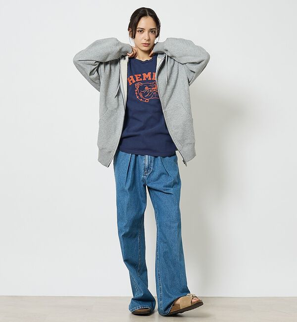 ABAHOUSE「【DISCUS ATHLETIC / ディスカス】Full Zip PK / 裏」|パーカー|