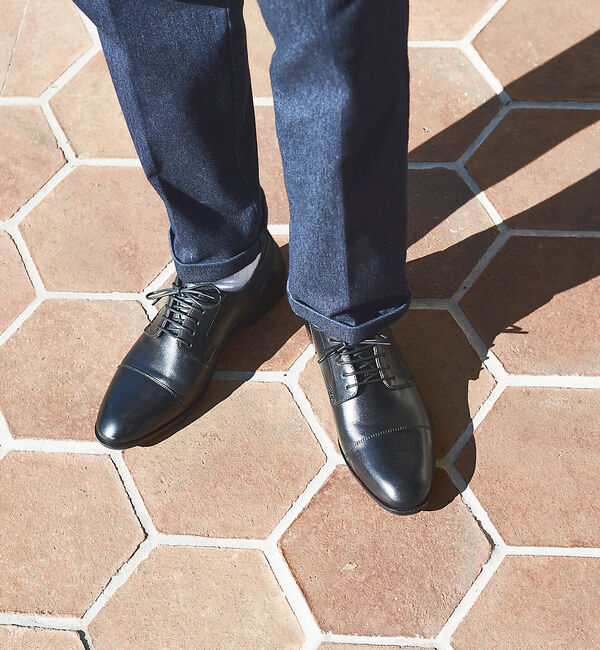 alfredoBANNISTER「【WEB限定】人気木型！外羽根 ストレートチップシューズ」|ビジネス・ドレスシューズ|