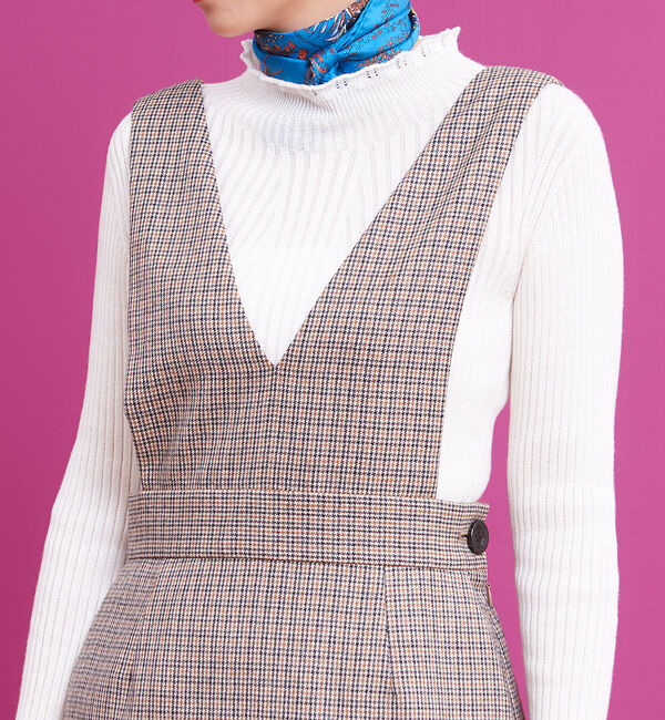 Rouge vif「チェックジャンパースカート」|ワンピース|