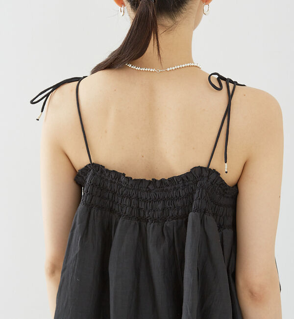 Rouge vif「ボイルスモッキングキャミソール」|キャミソール|