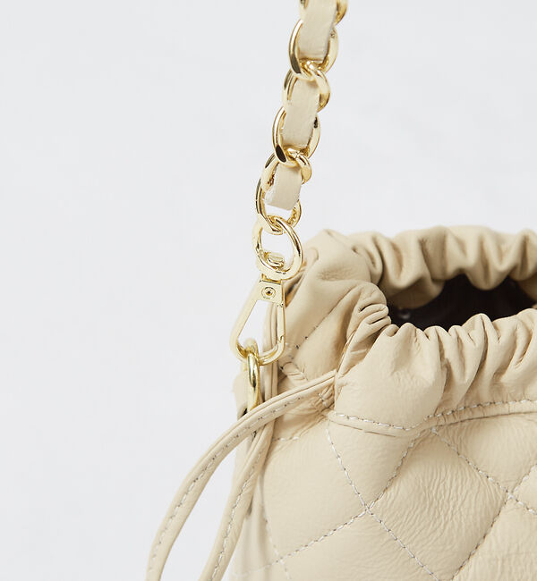 Rouge vif「【AULENTTI/オウレンティ】キルティングチェーンミニバッグ / ショルダー」|ショルダー・メッセンジャー|