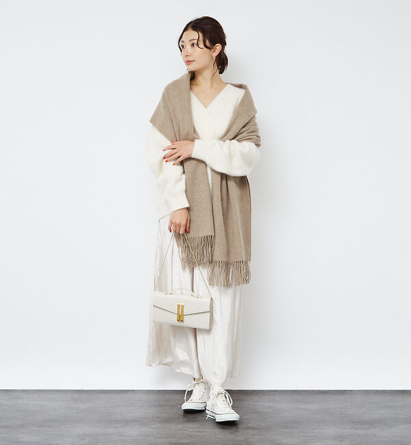 Rouge vif「グロスデシンゴムギャザースカート」|スカート|