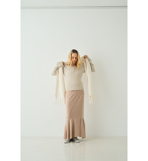 Rouge vif「【一部店舗限定】ボリュームフリンジストール」|マフラー|