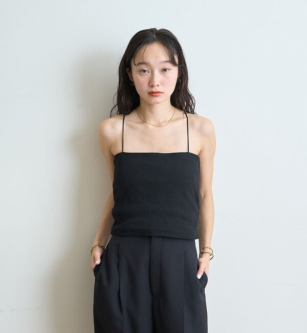 Rouge vif「カットテレコベアトップ 　パット付き」|キャミソール|