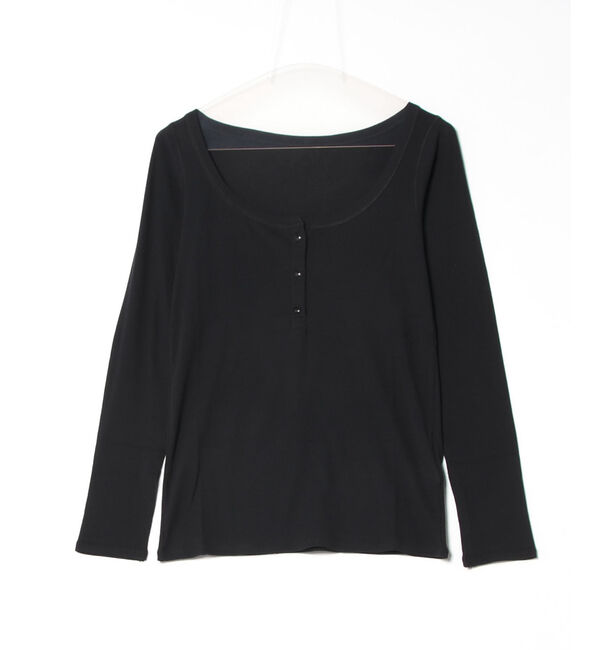 Rouge vif「コットンヘンリーネックプルオーバー」|Tシャツ・カットソー|