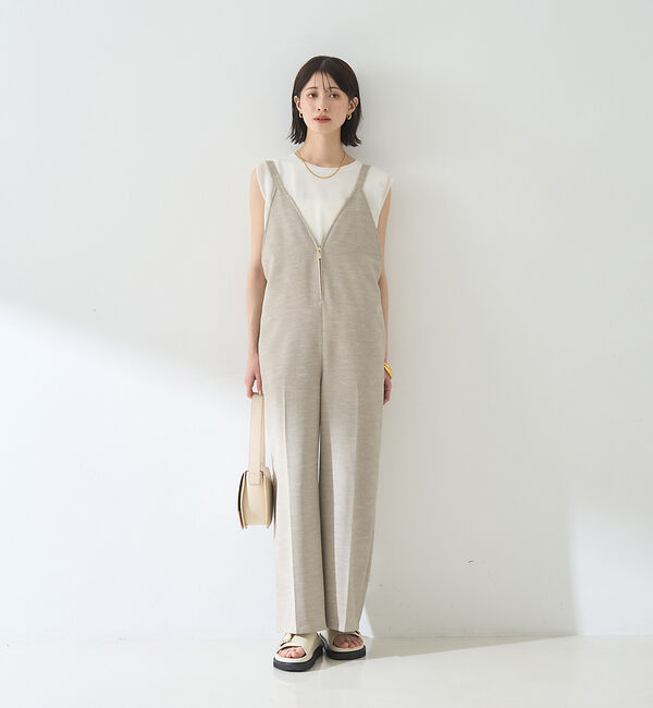 Rouge vif「レイヤードニットプルオーバーTシャツ」|ニット・セーター|