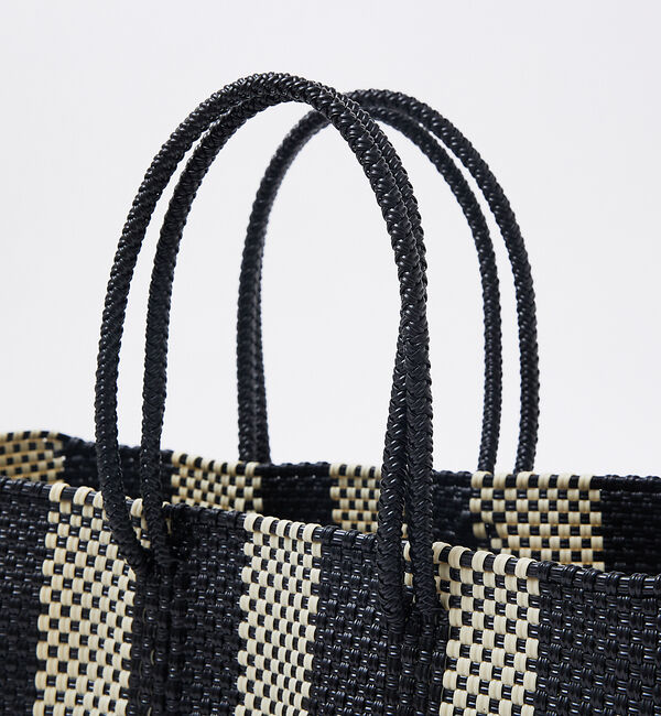 Rouge vif「【MOON BIRD/ムーンバード】手編みのメルカドバッグ/TANPIN/横長/」|ショルダー・メッセンジャー|