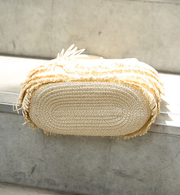 Rouge vif「【一部店舗限定】フリンジミニカゴ バック」|かごバッグ|