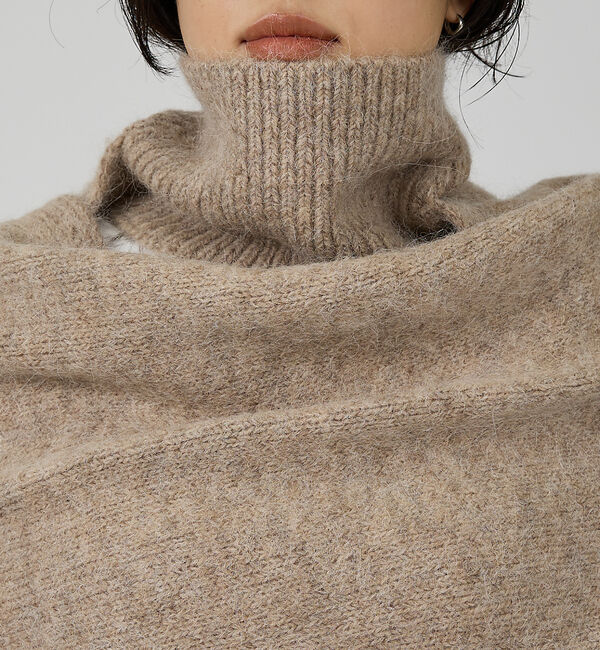 Rouge vif「【IRONING/アイロニング】high neck 2way muff ハイネッ」|ニット・セーター|