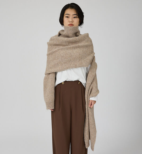 Rouge vif「【IRONING/アイロニング】high neck 2way muff ハイネッ」|ニット・セーター|