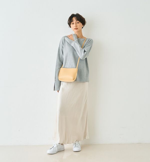 Rouge vif「スムーススリット ニットプルオーバー」|ニット・セーター|