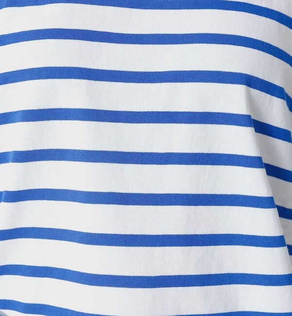 Rouge vif「【MONT KEMMEL/モン ケメル】ワイドバスクシャツ / ボーダーロングス」|Tシャツ・カットソー|