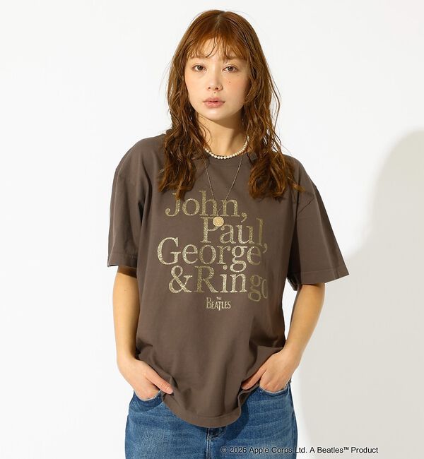 Rouge vif「【GOOD ROCK SPEED/グッドロックスピード】ロゴT / ラメプリント」|Tシャツ・カットソー|